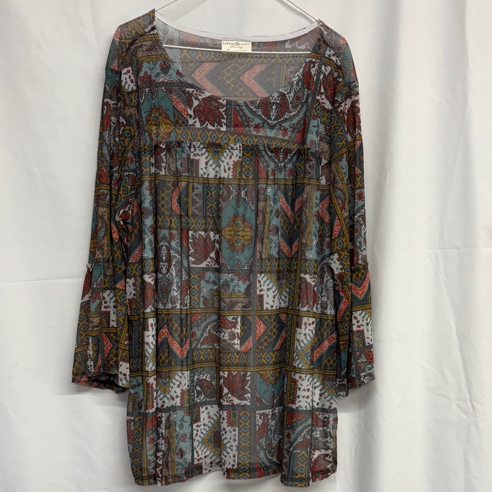 Bobbie Brooks Peasant Womens Top size 2x